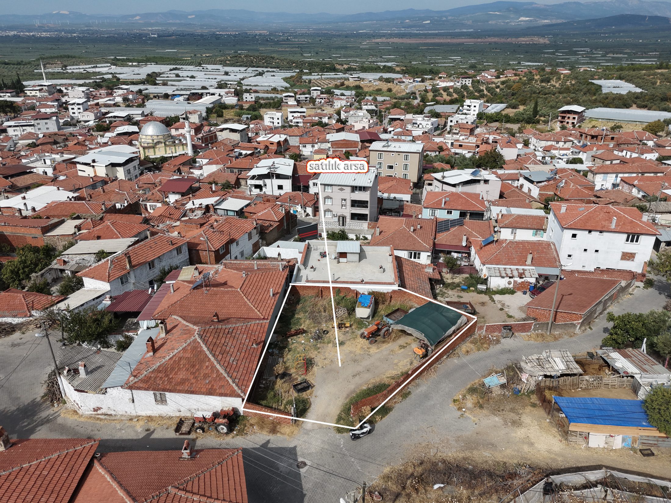 AKHİSAR MANZARALI | KARASONYADA 315 M² KÖY İÇİ | KUPON ARSA